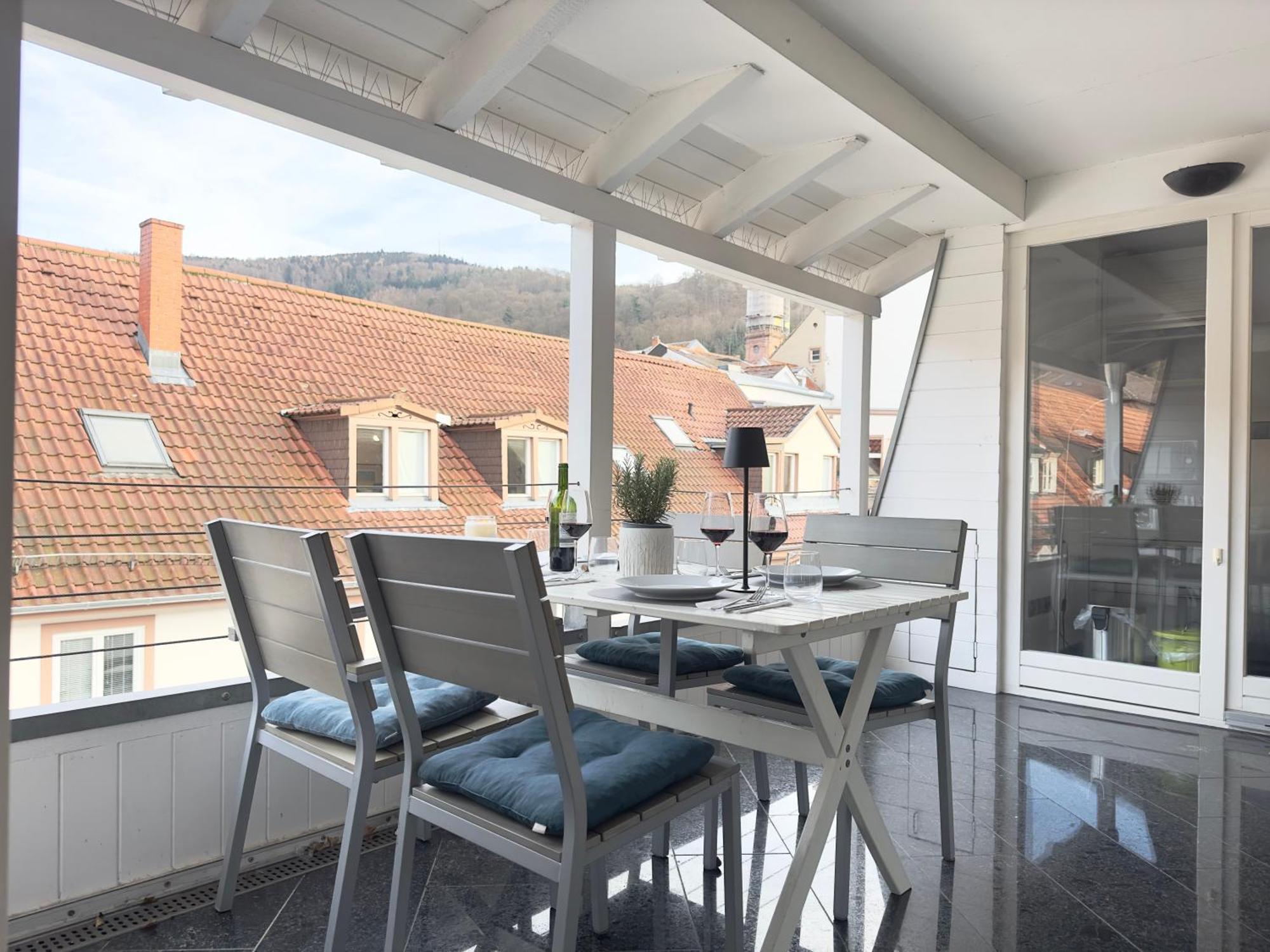 Apartment Luxury Old Town - Xxl Terrasse & Xxl Penthouse Heidelberg